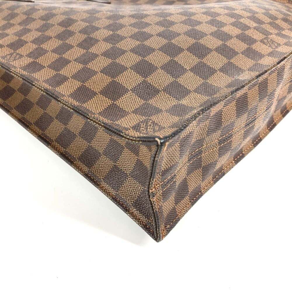 LOUIS VUITTON Authentic Brown Damier Canvas Tote Bag - Picture 8 of 13
